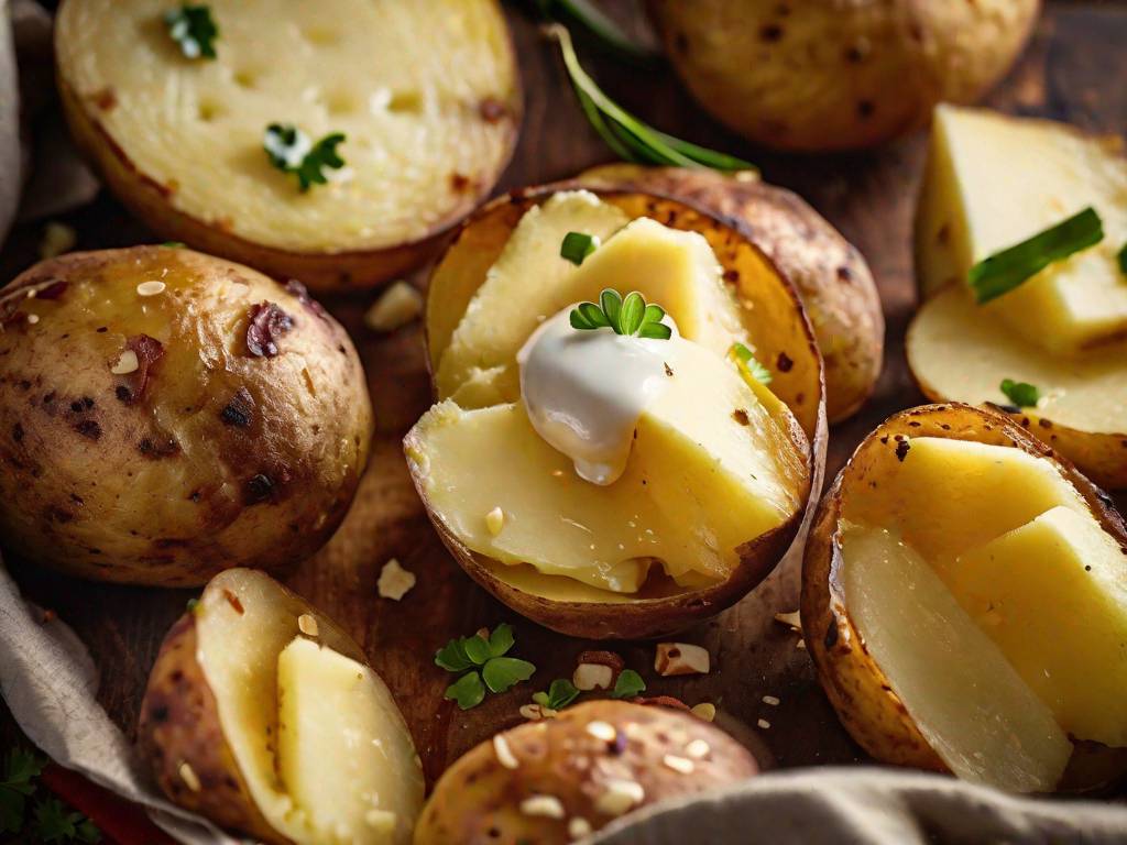 Jak przygotować pyszne pieczone ziemniaki z masłem i chili?